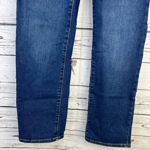GAP Stretch Straight Distressed Denim Blue Jeans Size 16 Husky Boys EUC - Picture 5 of 15